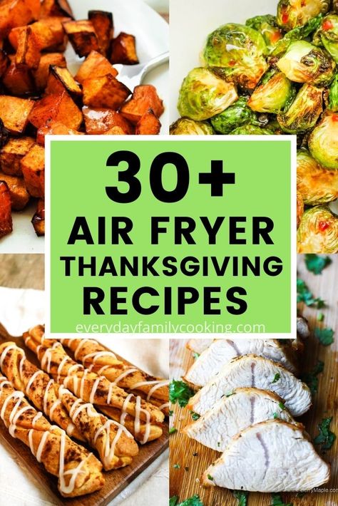 Thanksgiving Vegetable Side Dishes Air Fryer, Airfryer Thanksgiving Recipes, Air Fryer Thanksgiving Recipes, Air Fryer Thanksgiving, Thanksgiving Dinner For Two, Thanksgiving Main Dish, Fried Recipes, Traditional Thanksgiving Recipes, Thanksgiving 2022