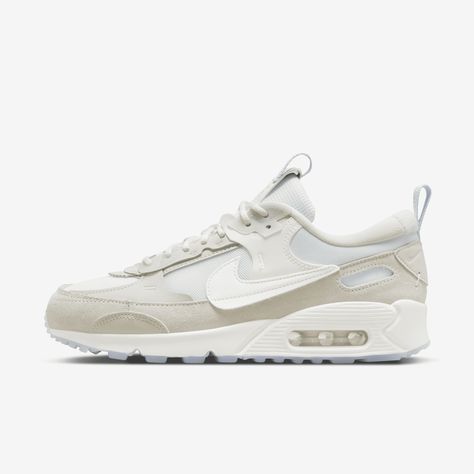 Vintage Nike Shoes, Nike Air Max 90 Futura, Air Max 90 Futura, Nike Air Max 90s, Cute Nike Shoes, Nike Air Max For Women, Cute Nikes, Aesthetic Shoes, Nike Shoes Women