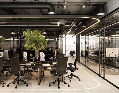 Office Design - Craft :: Behance Urban Office Design, Ceo Office Design, Urban Office, Ceo Office, Industrial Office Design, Office Interior Design Modern, Photo Editing Vsco, Interior Design Art, Office Interior