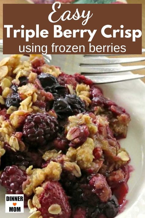 Berry Crumble Recipe, Mixed Berry Crisp, Oatmeal Crumble Topping, Berry Crisp Recipe, Creative Sweets, Oat Crumble Topping, Oatmeal Crisp, Berry Crisp, Fruit Crumble