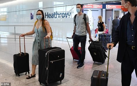 Testing all passengers arriving into the UK could cut the quarantine period from 14 days t... Sofia Airport, Heathrow Airport, List Of Countries, The Passenger, Gatwick, Holiday Park, Police Chief, Going On Holiday, The Eighth Day