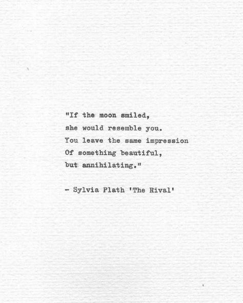 Péra on Instagram: “#sylviaplath 🖤 . . #poemsociety #poemsandquotes #onparledemode #lovequotesdaily #parisianvibes” Silvia Plath, Sylvia Plath Poems, Plath Poems, Sylvia Plath Quotes, Quotes Literature, Roleplay Ideas, Poetry Foundation, Silence Quotes, Moon Quotes