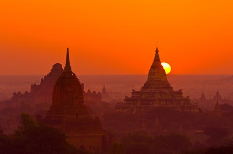 Bagan Sunrise, Bagan Myanmar, Burma Myanmar, Bagan, Ancient Cities, Budget Travel, Myanmar, Sunrise Sunset, Time Travel