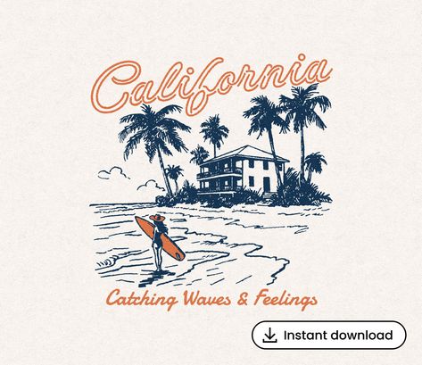 Surf Design Graphic, Surf Illustration, Surfboard Stand, Sunshine Beach, Retro Surf, Beach Illustration, Surf Design, Png Vintage, California Surf