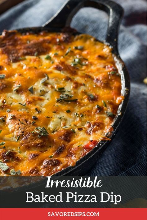 Baked Pizza Dip, Appetizer Pizza, Oven Baked Pizza, Pizza Dip Recipes, Ricotta Pizza, Baked Dips, Baked Pizza, Cooks Country Recipes, Pizza Dip