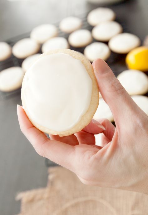 Ham And Goodys Lemon Cookies Recipe, Ham And Goodies Lemon Cookie Recipe, Soft Lemon Cookies, Sugar Cookie Glaze, Ww Deserts, Baking Cheesecake, Lemon Bar Cookies, Cookies With Lemon, Lemon Cookies Recipes