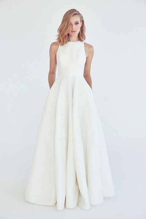 Suzanne Harward, Wedding Gowns Online, High Neck Wedding Dress, White Wedding Gowns, Indian Salwar Kameez, Stella York, Dresses Simple, Gowns Online, Alexa Chung