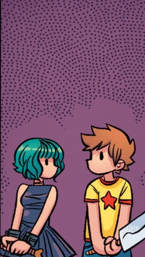 Scott And Ramona, Z Toon, Bryan Lee O Malley, Scott Pilgrim Comic, Bryan Lee, Ramona Flowers, Scott Pilgrim Vs. The World, Vs The World, Wallpaper Animes