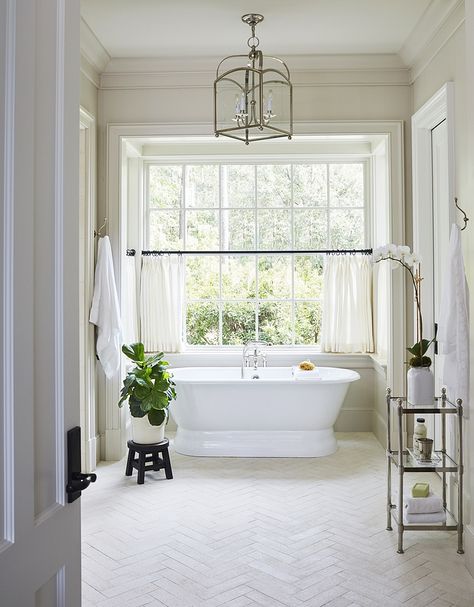 Swiss Coffee Benjamin Moore Swiss Coffee Swiss Coffee Benjamin Moore #SwissCoffeeBenjaminMoore Ashley Gilbreath Interiors, Ashley Gilbreath, Hale Navy, Revere Pewter, Southern Homes, Atlanta Homes, Georgian Homes, Primary Bedroom, Bath Tub