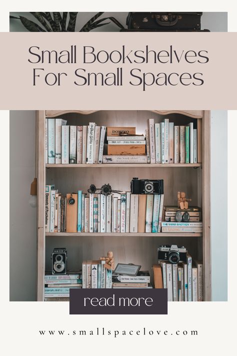 Books Bedroom Ideas, Low Bookshelf Styling, Bookshelf In Bedroom Ideas Small Spaces, Small Space Bookshelf Ideas, Bookshelf Ideas For Bedroom, Narrow Bookshelf Styling, Small Bookshelf Styling, Bookshelf In Bedroom Ideas, Small Bedroom Bookshelf