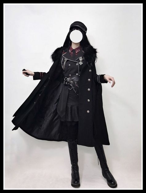 Military Outfits Women, Ouji Style, Edgy Fits, Police Outfit, Your Highness, The Judge, Military Outfit, Lolita Dress, Gothic Lolita