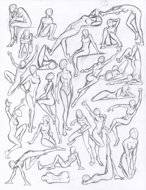 Drawing Body Poses, Human Figure Drawing, Different Poses, Anatomy Poses, Drawing Studies, Figure Sketching, Architectural Drawing, Poses References, Fan Art Drawing