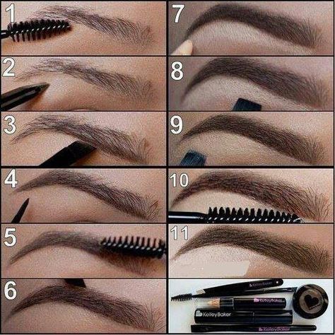 Eyebrows are key to face. Here are a few steps to use while doing your eyebrows for beginners. #Eyebrows Make Up Mata, How To Do Eyebrows, Perfect Eyebrow Shape, Membentuk Alis, Sparse Eyebrows, Bentuk Alis, Eyebrow Hacks, Makeup Tutorial Foundation, Make Up Tutorials