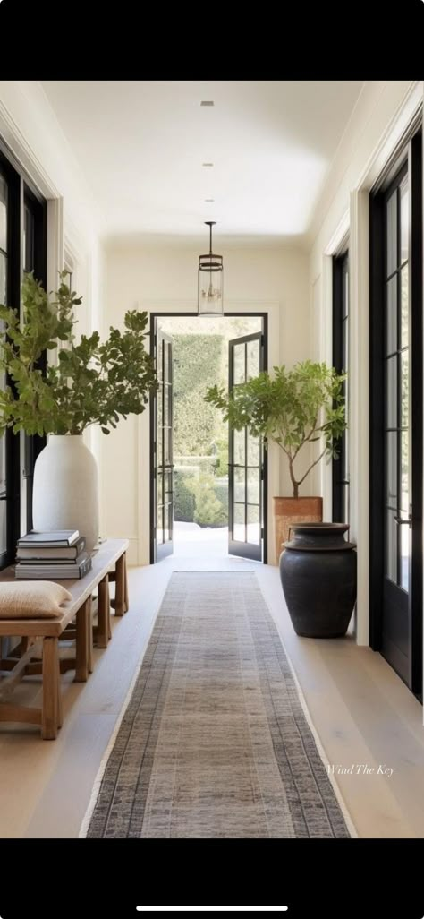 Ashley Stark Interiors, Entrance Foyer Design Entryway, Double Height Foyer, Cottage Core Interior, Minimalist Entrance, Entrance Foyer Design, California Beach House, Home Entrance Decor, Entrance Decor