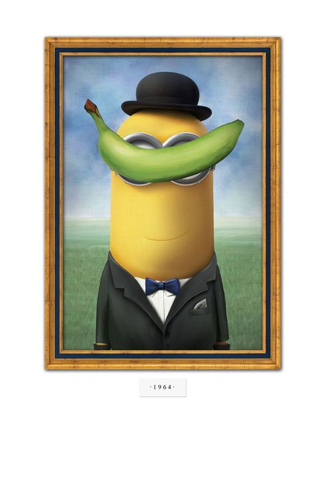 Minion Art, New Movie Posters, Minion Movie, René Magritte, Best Movie Posters, Art Parody, Famous Artwork, Rene Magritte, Classic Paintings