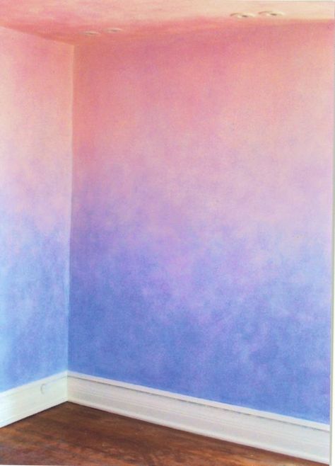 Ombre Wall Paint, Ombre Wall, Diy Wall Painting, Room Wall Painting, Bedroom Wall Paint, Wall Paint Designs, Big Girl Rooms, Bedroom Paint, Design Your Home