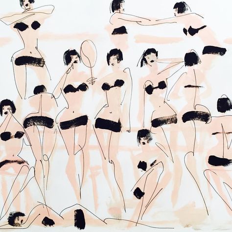 Donald Drawbertson, Donald Robertson, Female Art Painting, Collage Background, Illustration Fashion Design, Girly Art, Painting Illustration, Artsy Fartsy, Fashion Sketches