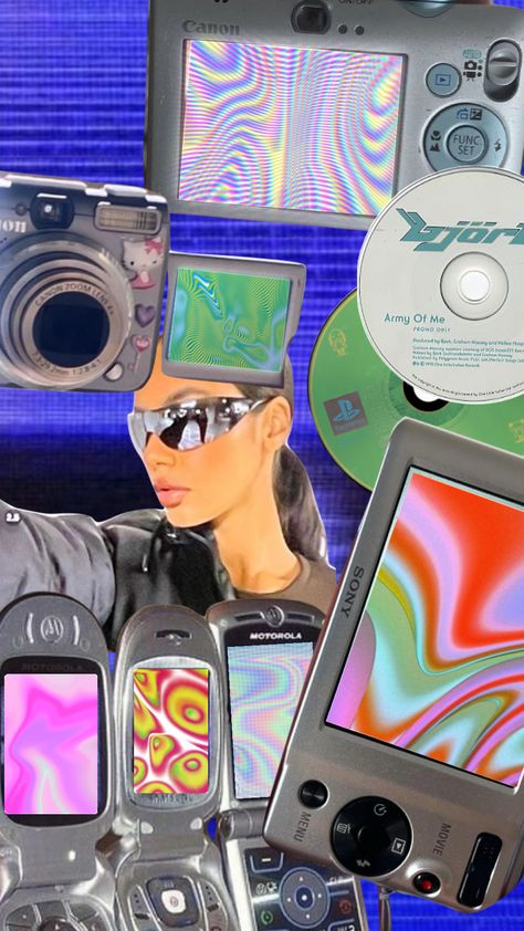 The resurgence of early #2000s tech 🙌 #Y2K #technology #moodboard #trending #90s 2000 Technology Aesthetic, Early 2000s Technology Aesthetic, Early 2000s Technology, Y2k Technology Aesthetic, 90s Technology Aesthetic, 2000 Moodboard, 2000s Technology Aesthetic, Berghain Aesthetic, Y2k Visuals