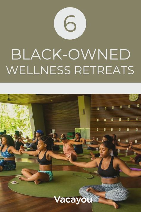 Fitness Retreat Ideas, Wellness Retreats For Women, Woman’s Retreat, Wellness Retreat Design, Retreat Ideas For Women, Womens Wellness Retreat, Black Women Wellness, Wellness Retreat Activities, Wellness Retreat Aesthetic