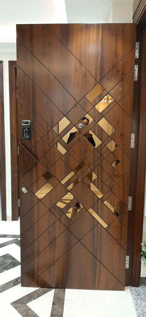 Main Door With Grill Design, Latest Mica Door Design, Acrylic Door Design, Teak Main Door Design Entrance, Latest Door Designs For Bedroom, Cnc Door Design Modern, Luxury Door Design Modern, Latest Main Door Design Entrance, Mica Doors Design