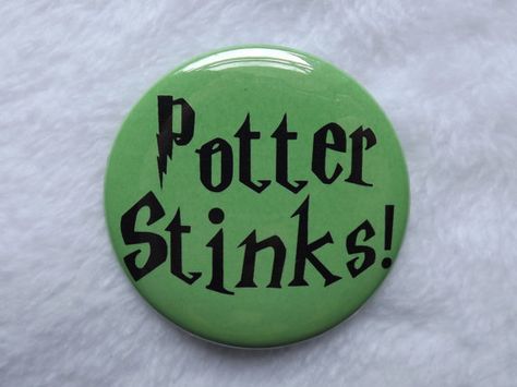 Potter Stinks Pin Back Button Cosplay Goblet of by TheMewtique Big Tv Wall, Goblet Of Fire Harry Potter, Goblet Of Fire Harry, Severus Snape Hermione Granger, Snape And Hermione, Harry Potter Goblet, Harry Potter Illustrations, Potter Facts, Bellatrix Lestrange