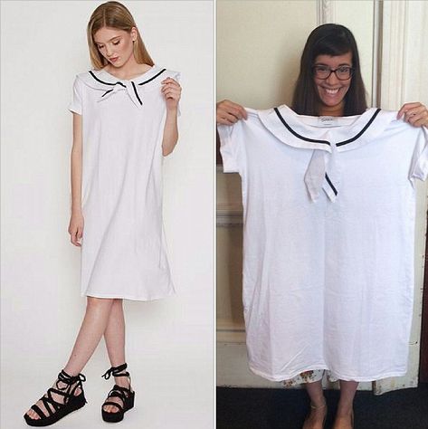 Women have shared their hilarious and heartbreaking online shopping fails, after receiving clothed that looked nothing like what it did online. Clothing Fails, Online Shopping Fails, Expectations Vs Reality, Laughter Therapy, Expectation Vs Reality, Gone Wrong, Pictures Funny, Funny Funny, Funny Fails