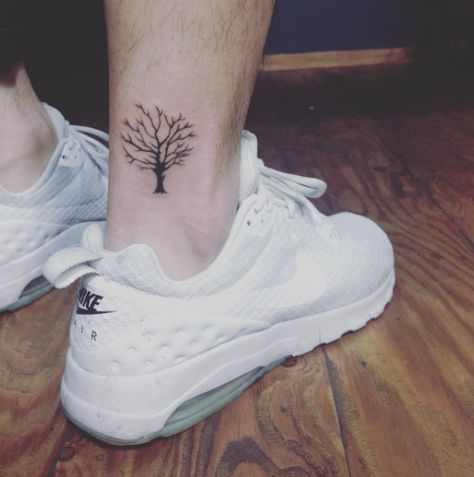 Tree Of Life Tattoo Ankle, Tattoo Ankle, Dry Tree, Ankle Tattoos, Tree Of Life Tattoo, Ankle Tattoo, Tree Tattoo, The Tree, Tree Of Life