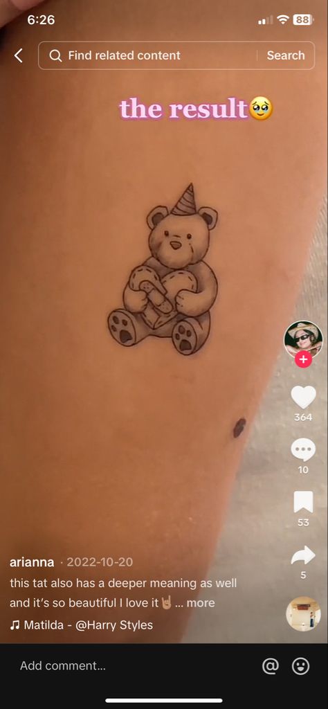 Matilda Harry Styles Tattoo, Matilda Tattoo, Harry Styles Matilda, Matilda Harry Styles, Harry Styles Tattoos, Writing Motivation, Matilda, I Tattoo, Harry Styles