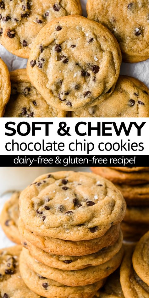 Dairy Free Gluten Free Oatmeal Chocolate Chip Cookies, Dairy And Soy Free Cookies, Df And Gf Recipes, Gluten And Dairy Free Choc Chip Cookies, Dairy And Soy Free Dinner, Dairy Gluten Free Cookies, Gluten Free Dairy Free Recipes For Kids, Gf Df Chocolate Chip Cookies, Simple Gluten Free Cookies