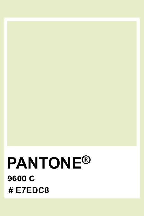 PANTONE 9600 C #pantone #color #pastel #hex Pantone Pallete, Figure Room, Green Bedroom Walls, Pantone Wedding, Yellow Pantone, Pantone Color Chart, Flat Color Palette, Pantone Palette, Paint Swatches