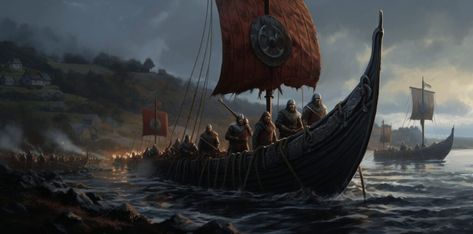 Meet the legendary Danish Vikings who made history! Discover the famous figures who sailed the seas and conquered lands.   #DanishVikings #VikingHistory Danish Vikings, Viking Ship, Viking History, Bearded Men, Vikings, Sailing, You Think, History