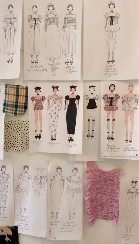 Fashion Concept Board, Fashion Designer Aesthetic, Portfolio Fashion Design, Fashion Design Aesthetic, Fashion Major, Fashion Portfolio Layout, Fashion Dream Job, Fashion Designer Studio, Fashion Jobs