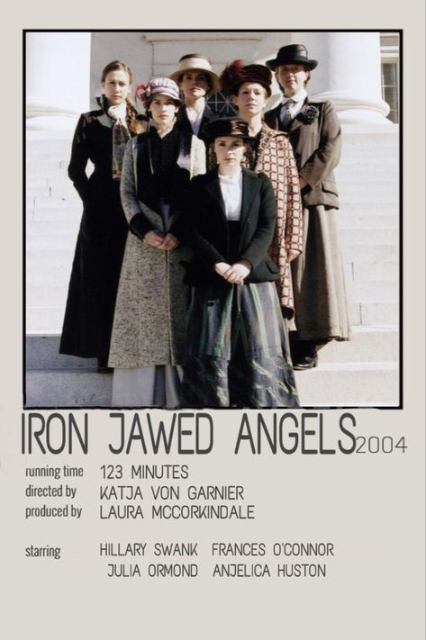 Angel Olsen Poster, Fallen Angels Movie Poster, Iron Jawed Angels, City Of Angels Movie Poster, Charles Angels Movie Poster, Frances O'connor, Angel Movie, American History X Movie Posters, Julia Ormond