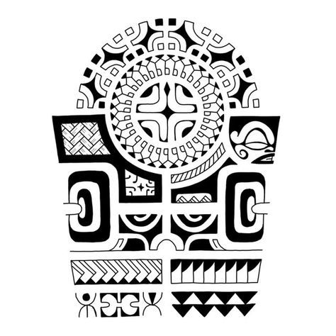 Polynesian Tattoos Women, Wiccan Tattoos, Inca Tattoo, American Indian Tattoos, Filipino Tattoos, Polynesian Tattoos, Demi Bras, Polynesian Tattoo Designs, Armband Tattoo Design