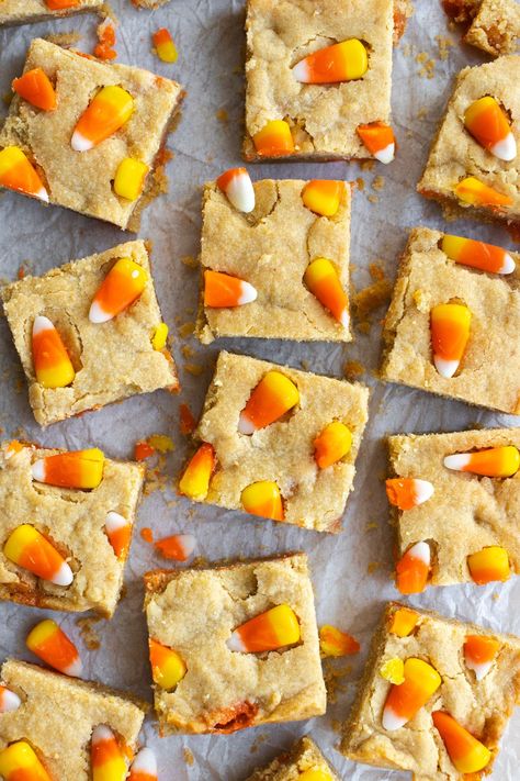 Candy Corn Desserts, Candy Corn Recipe, Baked Corn, Browned Butter, Chewy Candy, Inspo Pics, Halloween Recipes, Fall Desserts, Holiday Baking