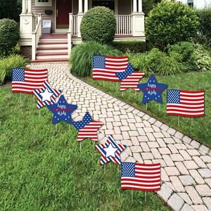 Fourth Of July Party, Lawn Decorations, Fourth Of July Decorations, Custom Yard Signs, Yard Party, Outdoor Baby Shower, Yard Decorations, Lawn Ornaments, Patriotic Party