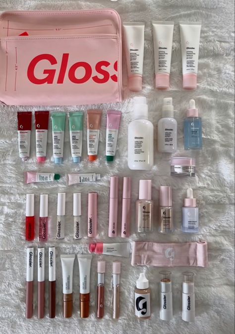 Glossier Aesthetic, Clean Girl Summer, Glossier Lip, Glossier Lip Balm, Dior Miss Dior, Milky Jelly Cleanser, Jelly Cleanser, Pink Pilates Princess, Dior Lip