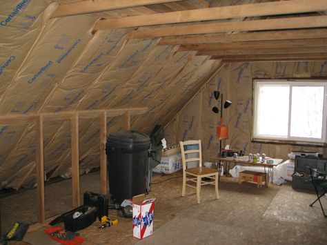 Attic Bonus Room, Fancy Bathroom, Blown In Insulation, Attic Doors, Finished Attic, Knee Wall, Shed Dormer, Attic Fan, Attic Flooring