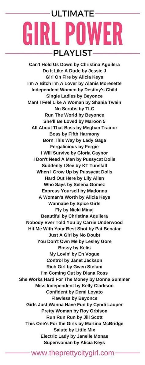 Creed Motivation, Motivation Songs, Fearless Motivation, Motivation Letter, Pretty City, Girl Power Playlist, Workout Songs, Sara Bareilles, Song Suggestions