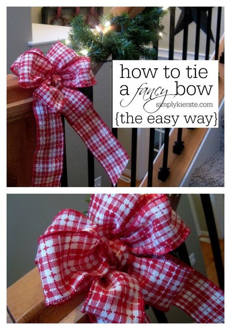 Fancy Bows, Bow Tutorial, Bow Making, Click Photo, Holiday Magic, Floral Wire, Ribbon Crafts, Christmas Bows, Crafty Craft