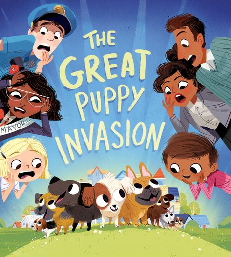 Kim Smith on Behance Cartoon Dogs, The Great, Book Cover Illustration, Picture Books Illustration, Childrens Books Illustrations, Dog Books, Children Book Cover, Kids' Book, Childrens Illustrations