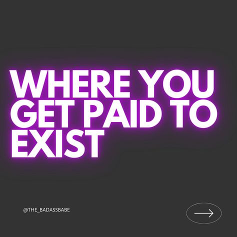 You don’t have to do more F’ing work You know you’re meant for more Destined for more You’ve done ALL the things and still haven’t received your desired in the FULLEST capacity You don’t know why. But I do. When you’re ready to Rewire Yourself Rich To get paid to exist. To manifest more money, success and hold more wealth with EASE That’s when you hire me. Dm the word ‘AUDIT’ to setup your free Abundance Manifestation Audit I’ll share personal feedback rooted in science to revea... I Get Paid To Exist, Abundance Manifestation, Money Success, More Money, Don T Know, Do More, The Things, Knowing You, Hold On