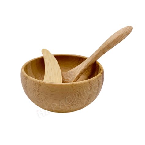 Empty Cosmetic Tools Wood Spa Bowl Bamboo Clay Mask Mixing Bowl With Spoon And Spatula - Buy Bamboo Clay Mask Mixing Bowl,Bamboo Mask Bowl With Spoon,Wood Spa Bowl Product on Alibaba.com Spa Bowl, Wood Spa, Bowl Logo, Mask Bowl, Cosmetic Containers, Clay Mask, Clay Masks, Mortar And Pestle, Mask Making