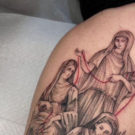 The Fates Mythology Tattoos, Three Fates Tattoo Greek Mythology, The Fates Tattoos, Fates Tattoo, Fate Tattoo, Cherry Tattoo, Cherry Tattoos, The Fates, Ancient Greek Mythology