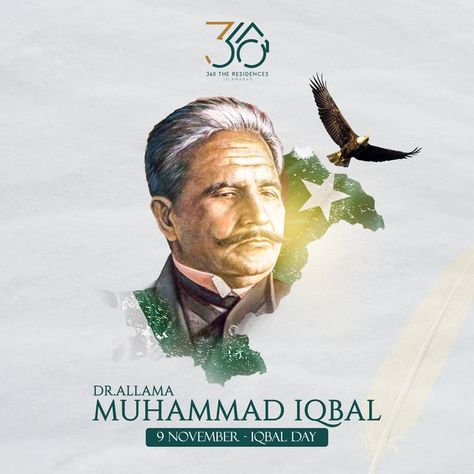 Iqbal Day-9th November From your past emerges the present, and from the present is born your future. Dr.Allama Muhammad Iqbal #iqbalday #9nov #360theresidences #360theresidencesislamabad #hajvairydevelopers #apartment #luxury #realestate #islamabad #wearehajvairy #construction #CDA #islamabad #ConstitutionAvenue #bharakahubypass Iqbal Day, Dark Art Photography, Color Design Inspiration, Allama Iqbal, Graphic Makeup, Social Media Poster, Graphic Design Resume, Sports Day, Daily Drawing