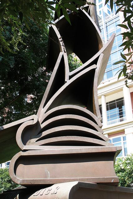 Books Sculpture, Reading Street, Book Sculpture, Big Book, Sculptures & Statues, I Love Books, Public Art, Love Book, Word Art