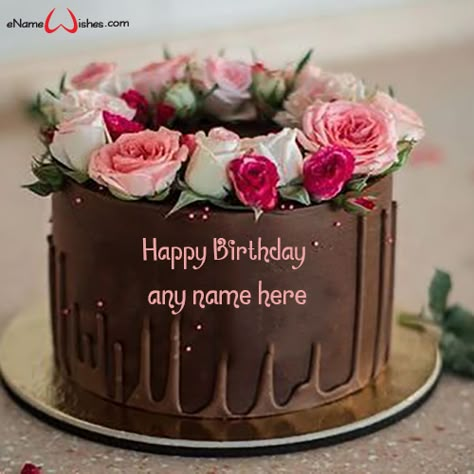 Happy Birthday Cake Images Names, Happy Birthday Cake With Name Edit, Happy Birthday Cakes For Women, Cake Name Edit, Happy Birthday With Name, Best Wishes Birthday, Birthday Cake For Daughter, Happy Bday Cake, Birthday Cake With Name Edit