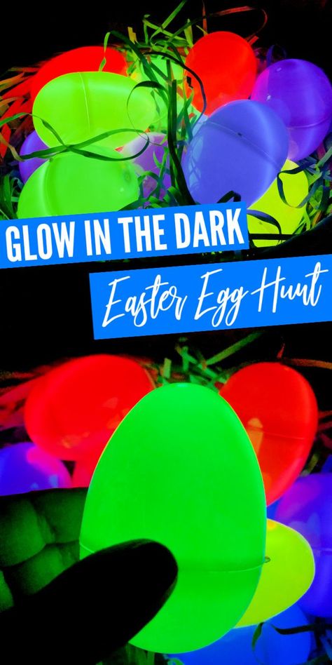 Check out this Glow in the Dark Easter Egg Hunt that is Fun for Kids and Adults! Have an After Dark Easter Hunt this year and try something new! #easter #egghunt #glowinthedark Night Easter Egg Hunt, Glow In The Dark Easter Eggs, Glow In The Dark Egg Hunt Ideas, Glow Easter Egg Hunt, Glow In The Dark Egg Hunt, Glow In The Dark Easter Egg Hunt, Easter Egg Hunt For Teens, Egg Hunt For Adults, Glow Egg Hunt