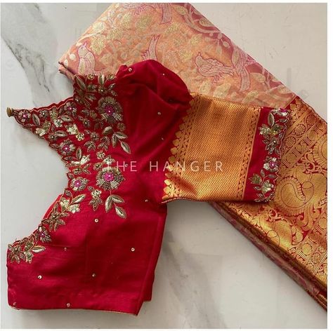 Wedding Edit, Blouse Designs High Neck, Latest Bridal Blouse Designs, Wedding Saree Blouse Designs, Traditional Blouse Designs, Latest Model Blouse Designs, Cutwork Blouse Designs, Wedding Blouse Designs, The Hanger