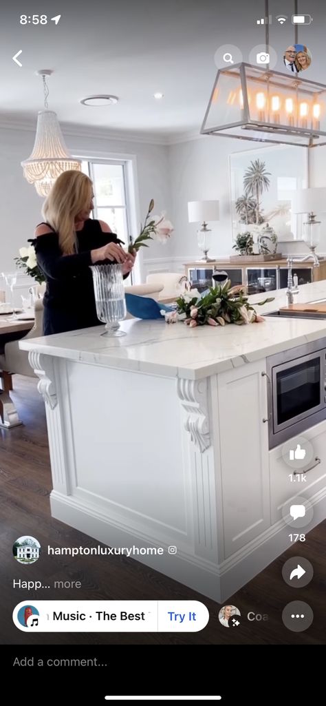 Kitchen Island Corbel Ideas, Corbels Kitchen Island, Modern Corbels Kitchen Island, Kitchen Island Support Corbel, Kitchen Island Corbels, Kitchen Island Corbels Wood, Decorative Corbels, Pink Tools, Hamptons Kitchen